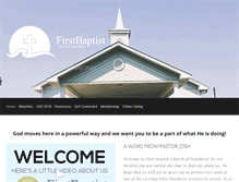 Tablet Screenshot of fbcpottsboro.com